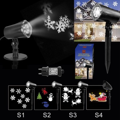 Νυχτερινός Διακοσμητικός Χριστουγεννιάτικος Γιορτινός Φωτισμός  - LED Pattern Projector