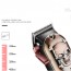 Αδιάβροχη Επαγγελματική Επαναφορτιζόμενη Κουρευτική & Ξυριστική Μηχανή - Trimmer KEMEI KM-2618 - Σχέδιο Skull/Νεκροκεφαλή