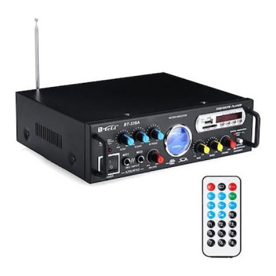 Ενισχυτής Ψηφιακό Ηχοσύστημα Καραόκε 12V-220V MP3 Player με σύνδεση Bluetooth και USB με Τηλεχειριστήριο, BT-339A