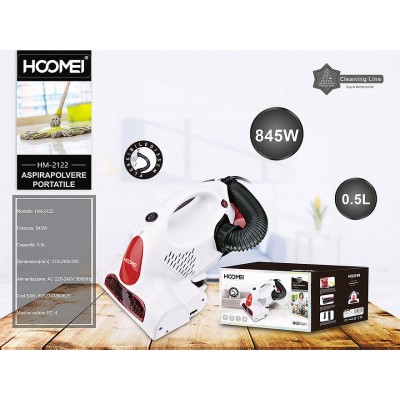 Ηλεκτρικό Σκουπάκι Χειρός 845W Hoomei HM-2122