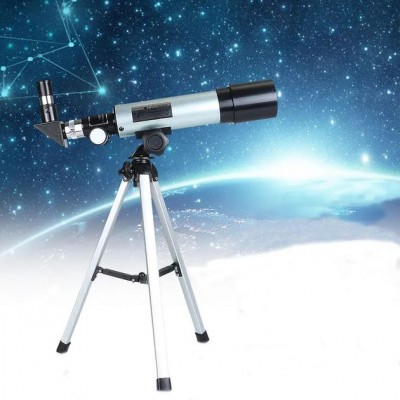 Ερασιτεχνικό Αστρονομικό Τηλεσκόπιο με Zoom 90x, Τρίποδο & Διόπτρα για Παιδιά και Αρχάριους