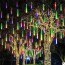 Χριστουγεννιάτικη LED Βροχή Μετεωριτών 8 Τεμάχια x 50cm Πολύχρωμο Rgb