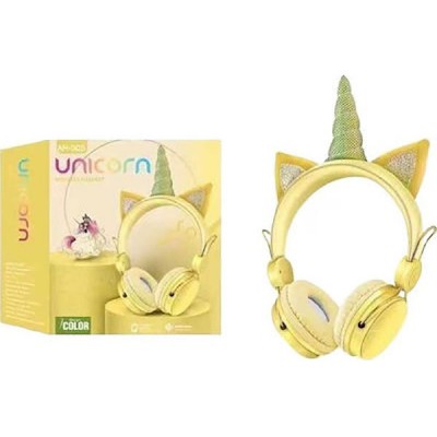 Bluetooth Ασύρματα Παιδικά Ακουστικά On Ear Unicorn με Ενσωματωμένο Μικρόφωνο σε Διάφορα Χρώματα