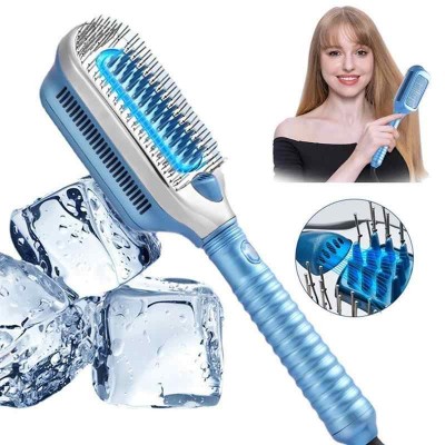 Βούρτσα Ισιωτική Κρυοθεραπείας Μαλλιών AntiFrizz για Ενίσχυση & Ενυδάτωση - Cold Hair Straightener Brush