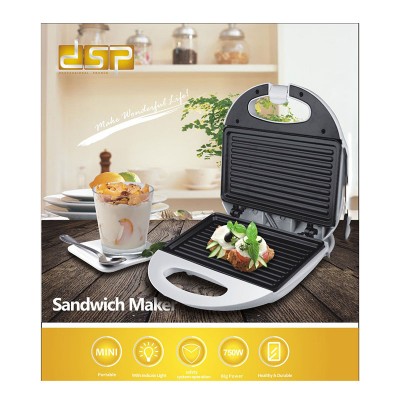 DSP® Τοστιέρα / Γκριλιέρα με Ραβδωτές Πλάκες 750W - Sandwich Maker