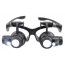 Γυαλιά - Μεγεθυντικός Φακός Κεφαλής με Ζουμ 23x & Φωτισμό LED & Ρυθμιζόμενο Σκελετό - Watch Repair Magnifier