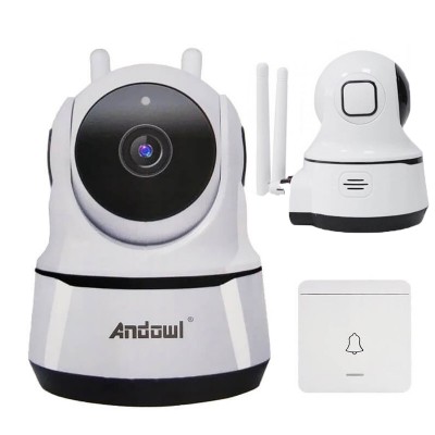 Ασύρματη IP Πανοραμική Κάμερα & Κουδούνι Andowl Q-A275