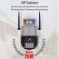 IP Κάμερα Ασφαλείας 1080P 3MP WiFi PTZ Dome 360° OEM SK-R4515 – Γκρι/Μαύρο