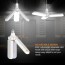 Αναδιπλούμενη Οικολογική Λάμπα - Φωτιστικό σε Σχήμα Ανεμιστήρα Ε27 Βιδωτή 60W - Fan Blade LED Bulb