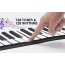 Ευλύγιστο Φορητό Roll-Up Midi Πιάνο Αρμόνιο Keyboard Αφής 61 Πλήκτρων που Τυλίγεται, με Ενσωματωμένο Ηχείο, 128 Ήχους & 128 Ρυθμούς
