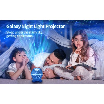 Galaxy Nightlight Projector LED Laser Αυγό Δεινόσαυρου με Ηχείο Bluetooth - Προτζέκτορας Αστεριών USB