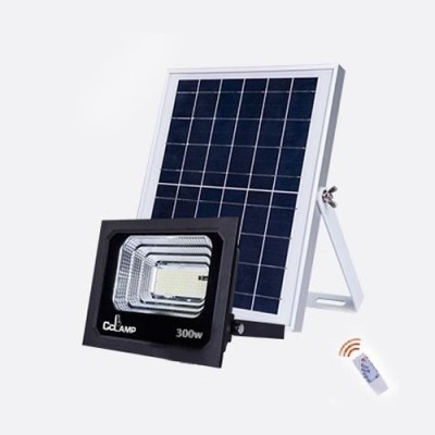 Αδιάβροχος Ηλιακός Προβολέας 300W με Φωτοβολταϊκό Πάνελ, Τηλεχειριστήριο & Χρονοδιακόπτη - CCLAMP CL-790S Solar Panel