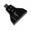 USB Εξωτερική Κάρτα Ήχου Virtual 7.1ch Double Headset
