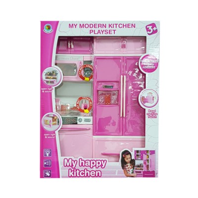 Παιδικό Σετ Κουζίνας με Ντουλάπια και Συσκευές My Happy Kitchen