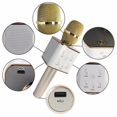 Ασύρματο Bluetooth Μικρόφωνο Karaoke USB/Mp3 Player Multimedia Speaker TUXUN Q7.