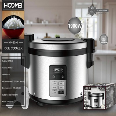 Βραστήρας Ρυζιού 1900W - Rice coocker 16L HOOMEI HM-5390
