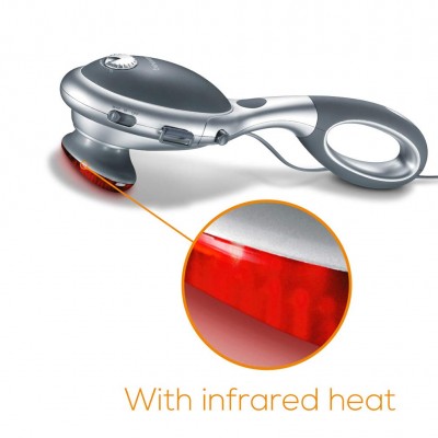 Ηλεκτρική Συσκευή Μασάζ για το Σώμα με Λειτουργία Υπέρυθρης Θερμότητας, Ελεγχόμενης Ταχύτητας και Αποσπώμενη Κεφαλή 30W - Electric Infrared Massager 52602
