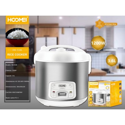 Βραστήρας Ρυζιού 1200W - Rice coocker 3,6L HOOMEI HM-5346