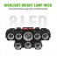 Αδιάβροχος LED Φακός Κεφαλής 8 Led W684 - Headlamp Super Bright