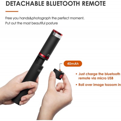 Φορητό Selfie Stick & Τρίποδο Ring Light με Bluetooth Χειριστήριο - USB Φωτιστικό Φωτογραφικό Δαχτυλίδι Stand με Βάση για Κινητό - Photo Lamp