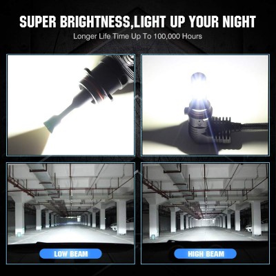 Compact PNP LED Λάμπες Αυτοκινήτου Novsight H4 60W 8000Lm 6500K - Car LED Headlights