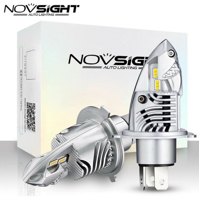 NovSight F10 2 Τμχ LED Λάμπες Αυτοκινήτου H4 70W 12000Lm 6000K - Λαμπτήρες Πορείας Car LED Headlights