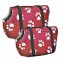 Τσάντα Μεταφοράς Μικρού - Μεσαίου Σκύλου με Σχέδιο Πατούσες 50x28cm & Έξτρα Εσωτερική Τσάντα 45x25cm