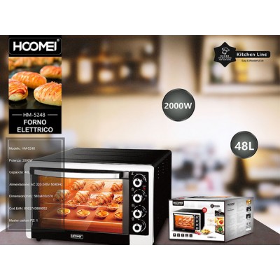 Ηλεκτρικό Φουρνάκι 48lt Χωρίς Εστίες Hoomei HM-5248