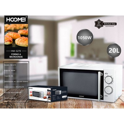 Φούρνος Μικροκυμάτων 20lt Χωρίς Εστίες Hoomei HM-5270