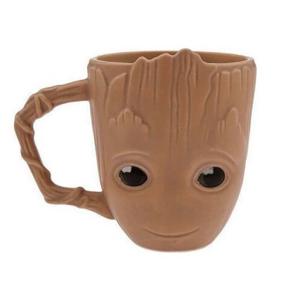 Τρισδιάστατη Κεραμική Κούπα "Groot" από το Guardians of The Galaxy για Καφέ & Τσάι 500ml