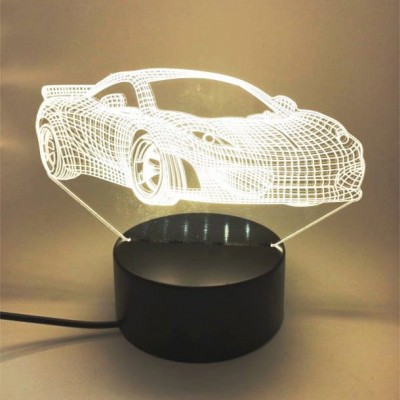 Διακοσμητικό Τρισδιάστατο LED Φωτιστικό Αυτικίνητο - 3D Desk Lamp Auto