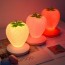 Επαναφορτιζόμενο Παιδικό Φωτάκι με Διακόπτη Αφής Φράουλα σε Διάφορα Χρώματα
