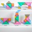 Μαγνητικό Τρισδιάστατο Παζλ - Τουβλάκια - Επιτραπέζιο Παιχνίδι 3D Tangram 7 Τεμαχίων