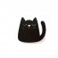 Καρφίτσα Cat Brooch από Μαύρο Plexiglass