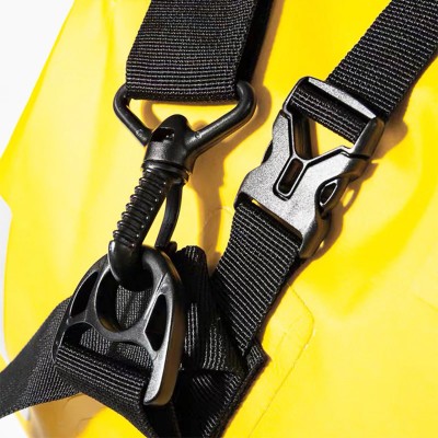 Αδιάβροχος PVC Roll Top Σάκος Μοτοσυκλέτας 66 L, Τσάντα Μηχανής με Λάστιχα & Ιμάντα Ώμου, Ανακλαστικές Λωρίδες