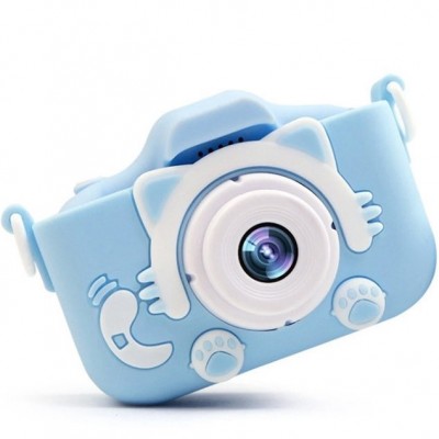 Q1 Kitty Kids Ψηφιακή Φωτογραφική Κάμερα Compact 12MP με Οθόνη 2" - Παιχνίδια - Ανάλυση Φωτογραφίας 4K & Aνάλυση Βίντεο 1080p