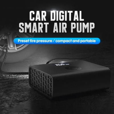 Ηλεκτρική Φορητή Τρόμπα Carsun C1752 12V 35L/min 100W 12V με Φακό LED Ψηφιακή για Αναπτήρα Αυτοκινήτου - Car Air Pump