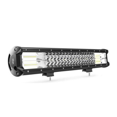 Αδιάβροχος Προβολέας με 120 Διπλά LED Ψυχρός & Κίτρινος Φωτισμός - Μπάρα Αυτοκινήτου με Λειτουργία Flashing - Strobe 360W 12V Εκτάκτου Ανάγκης SOS