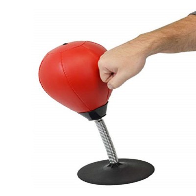Επιδαπέδιος Σάκος του Μποξ με Γάντια Ρυθμιζόμενου Ύψους - Punching Ball Set