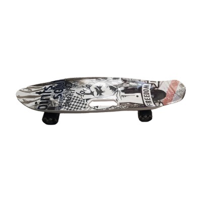 Skateboard 25" - Τροχοσανίδα Σκέητμπορντ με Τροχούς 55mm 64x17x12εκ YB-109 Freedom