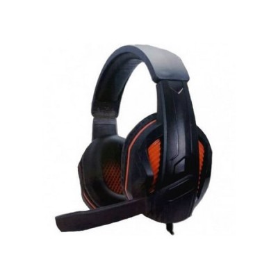 Andowl Gaming Ακουστικά Over Ear Headset 3.5mm Μαύρο-Πορτοκαλί QY-881