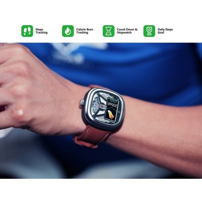 Zeblaze Hybrid 2 Αθλητικό Αδιάβροχο Ρολόι με Καρδιομετρητή, Πιεσόμετρο, Οξύμετρο, Υψομετρητή, Πίεση Αέρα, Μέτρηση Βημάτων & Ποιότητας Ύπνου SmartWatch