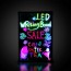 Διαφημιστικός Φωτιζόμενος Πίνακας LED με Εναλλασσόμενα Χρώματα 60x40