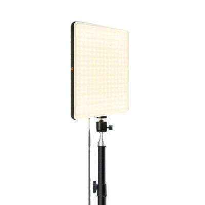 Φωτιστικό LED 45W 36x25cm με LCD Οθόνη A111 - Ρύθμιση Χρώματος Φωτισμού 3200-6000Κ - Ρύθμιση Φωτεινότητας & Τηλεχειριστήριο - Μαύρο