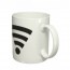 Κεραμική Κούπα WiFi που Αντιδράει στη Θερμότητα για Καφέ & Τσάι Λευκή 300ml