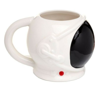 Τρισδιάστατη Κεραμική Κούπα Αστροναύτης Λευκή για Καφέ & Τσάι 550ml
