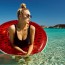 Κουλούρα - Φουσκωτό Στρώμα Θαλάσσης σε Σχήμα Καρπούζι 70cm - Watermelon Inflatable Float