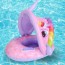 Βρεφικό - Παιδικό Φουσκωτό Σωσίβιο με Λαβές & Σκίαστρο - Inflatable Swim Boat with Shade 70cm