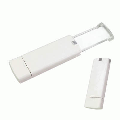 Mini Συρόμενος Μεγεθυντικός Φακός 2x Pull Out Τσέπης με φωτισμό LED