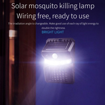 Ηλιακό Φωτιστικό Τοίχου/Εξολοθρευτής Κουνουπιών με Αισθητήρα Κίνησης & Φωτοκύτταρο W792-1